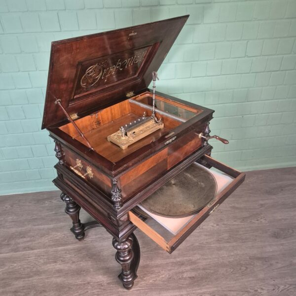 Musicbox Orphenion Gründerzeit 1880 Walnut - Image 12
