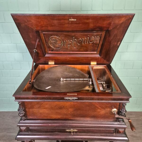 Musicbox Orphenion Gründerzeit 1880 Walnut - Image 6