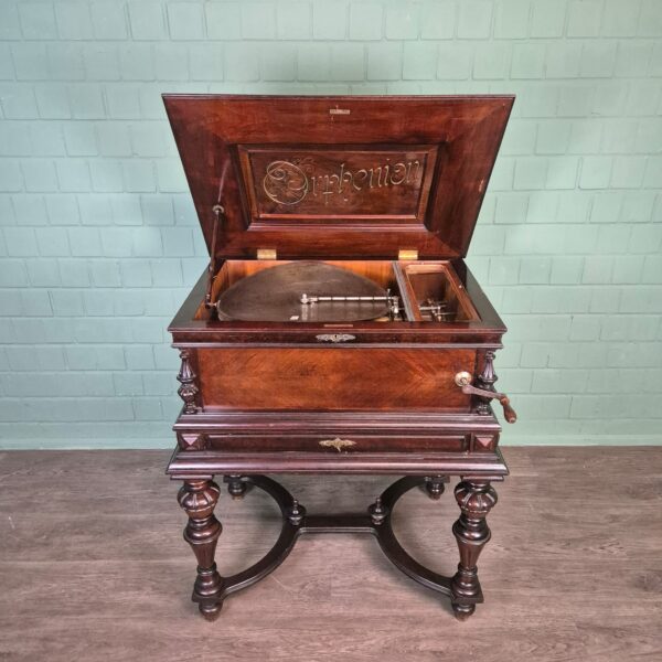 Musicbox Orphenion Gründerzeit 1880 Walnut - Image 5
