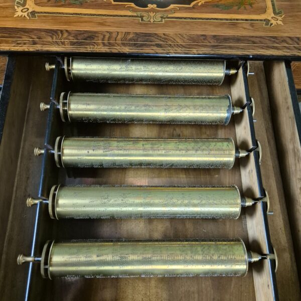 Music Box Changer 1860 Walnut - Image 17
