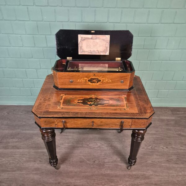 Music Box Changer 1860 Walnut - Image 10
