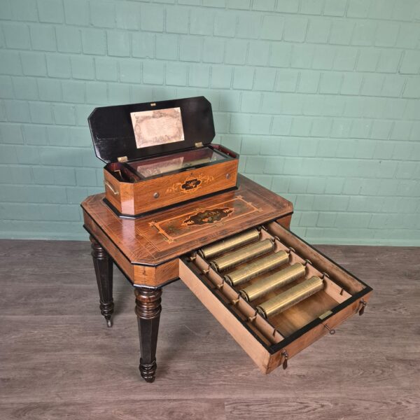 Music Box Changer 1860 Walnut - Image 16
