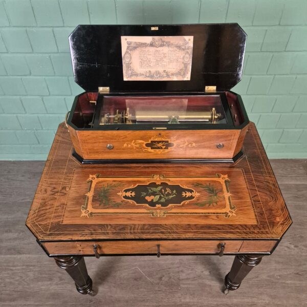 Music Box Changer 1860 Walnut - Image 11