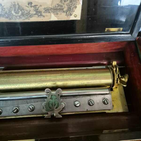 Music Box Changer 1860 Walnut - Image 14