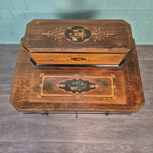 Music Box Changer 1860 Walnut - Image 3