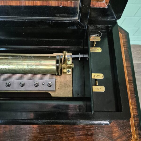 Music Box Changer 1860 Walnut - Image 7