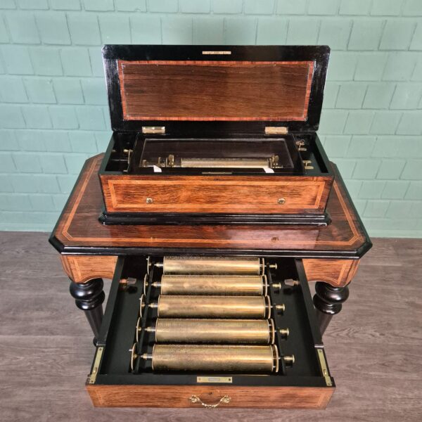 Music Box Changer 1860 Walnut - Image 9
