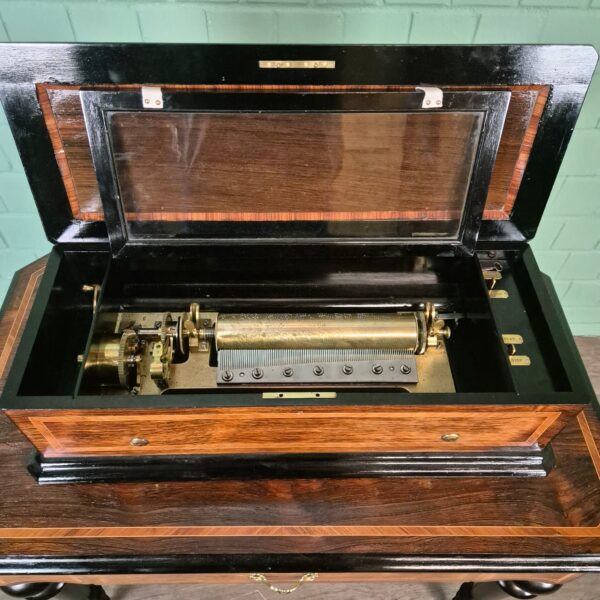 Music Box Changer 1860 Walnut - Image 3