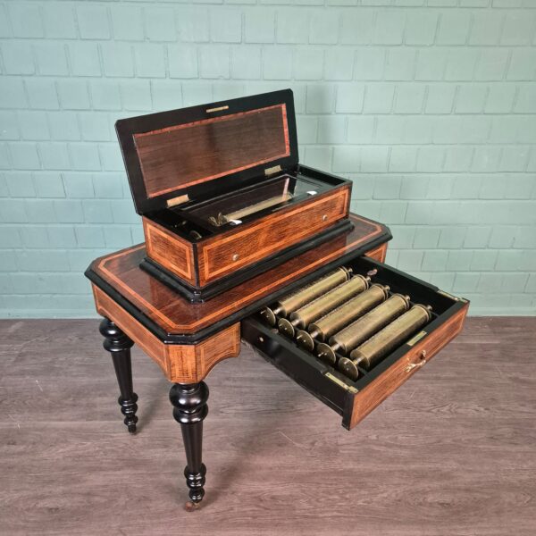 Music Box Changer 1860 Walnut - Image 8