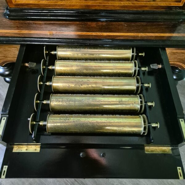 Music Box Changer 1860 Walnut - Image 10