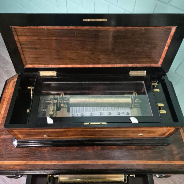 Music Box Changer 1860 Walnut - Image 4