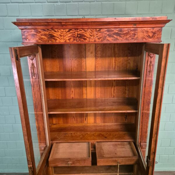 Bookcase Gründerzeit 1880 Birch Wood - Image 12
