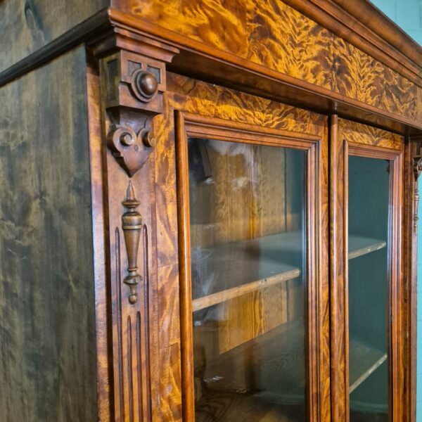 Bookcase Gründerzeit 1880 Birch Wood - Image 5