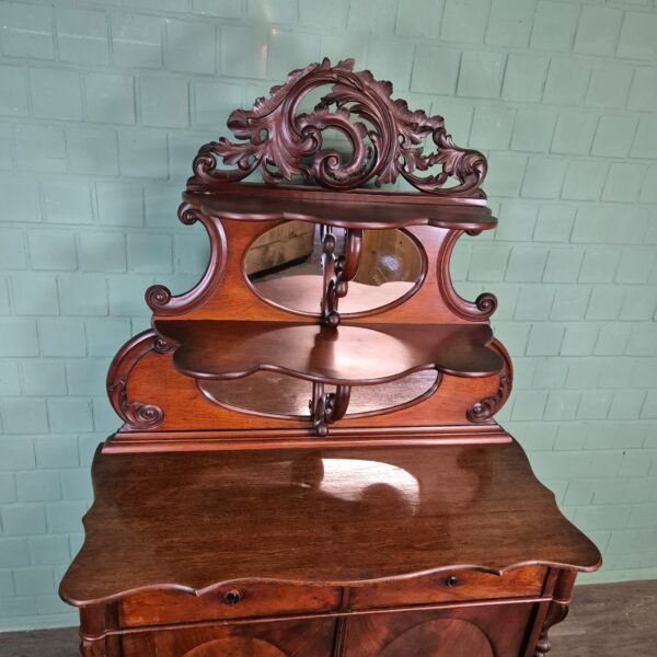 Cabinet Louis Philippe 1860 Mahogany - Image 4