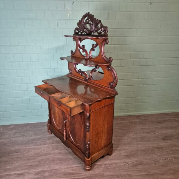 Cabinet Louis Philippe 1860 Mahogany - Image 8