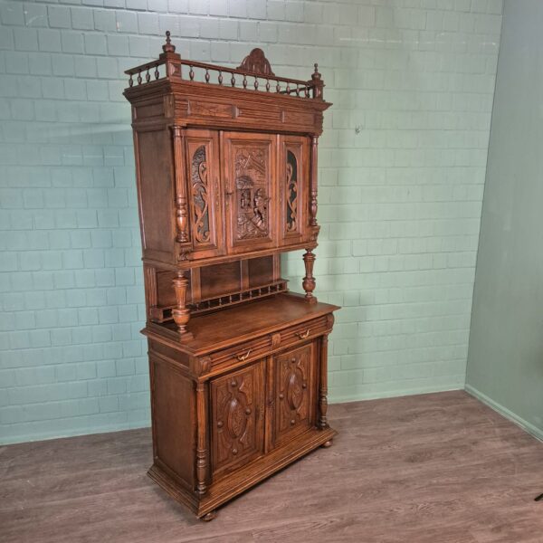 Cabinet Gründerzeit 1880 Oak - Image 2