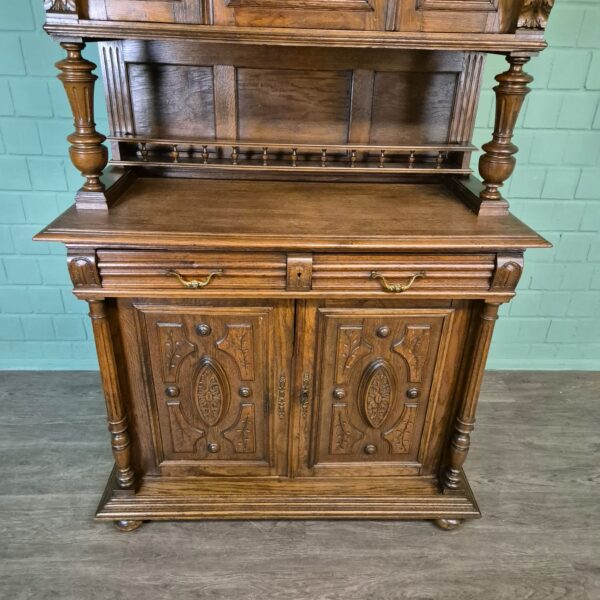 Cabinet Gründerzeit 1880 Oak - Image 8