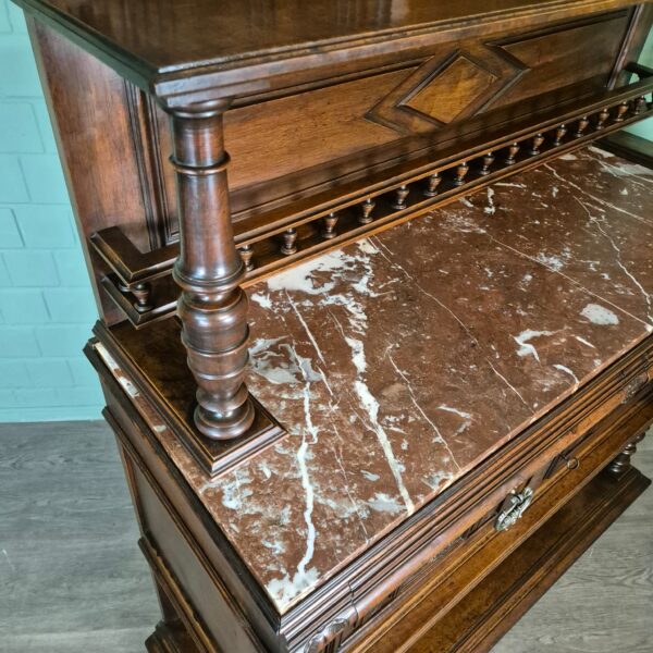 Sideboard Gründerzeit 1880 Oak - Image 7