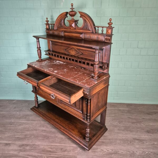 Sideboard Gründerzeit 1880 Oak - Image 13