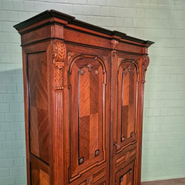 Wardrobe Gründerzeit 1880 Walnut - Image 4