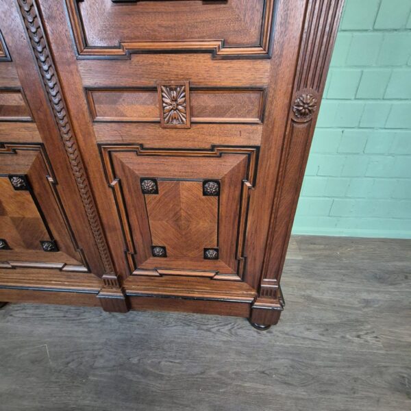 Wardrobe Gründerzeit 1880 Walnut - Image 9
