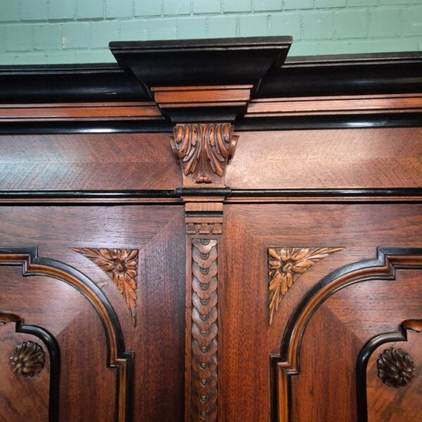 Wardrobe Gründerzeit 1880 Walnut - Image 6