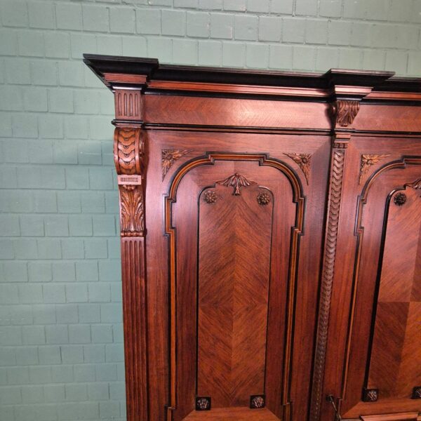 Wardrobe Gründerzeit 1880 Walnut - Image 5