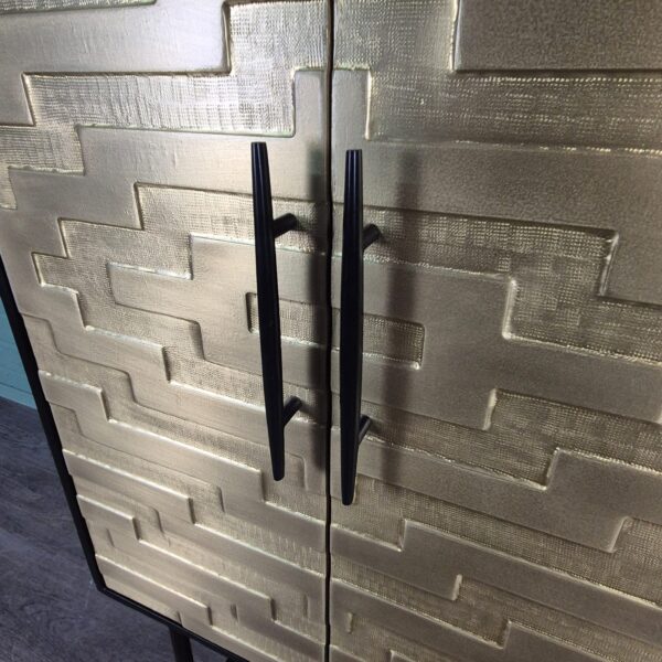 Cabinet My Sons Gold-Black Solid Wood 0,70 m - Image 9