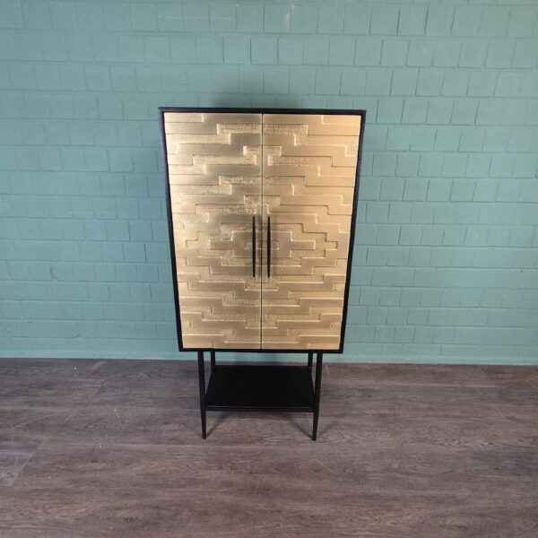 Cabinet My Sons Gold-Black Solid Wood 0,70 m - Image 2