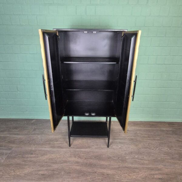 Cabinet My Sons Gold-Black Solid Wood 0,70 m - Image 10
