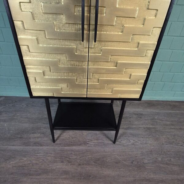 Cabinet My Sons Gold-Black Solid Wood 0,70 m - Image 6