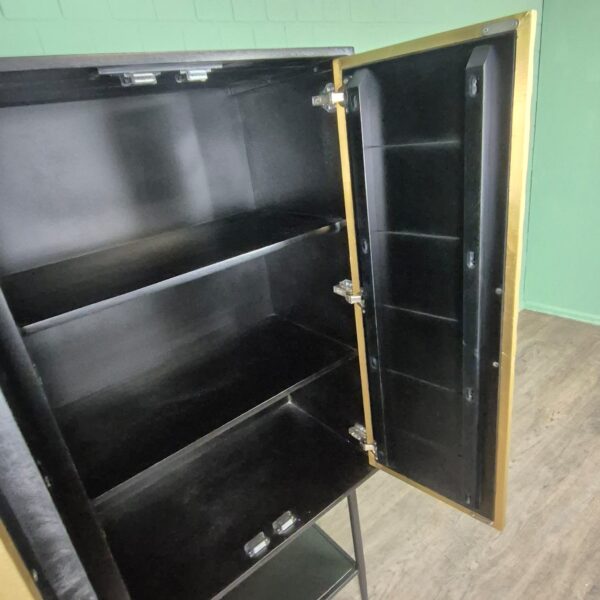Cabinet My Sons Gold-Black Solid Wood 0,70 m - Image 13