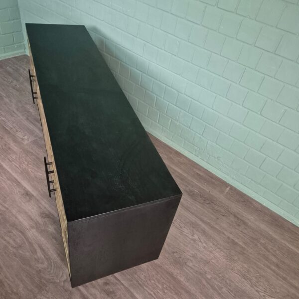 Sideboard My Sons Gold-Black Solid Wood 1,80 m - Image 8