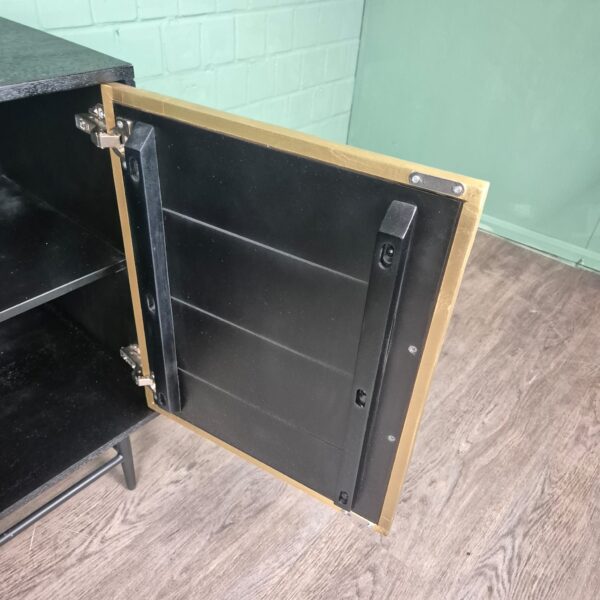 Sideboard My Sons Gold-Black Solid Wood 1,80 m - Image 12