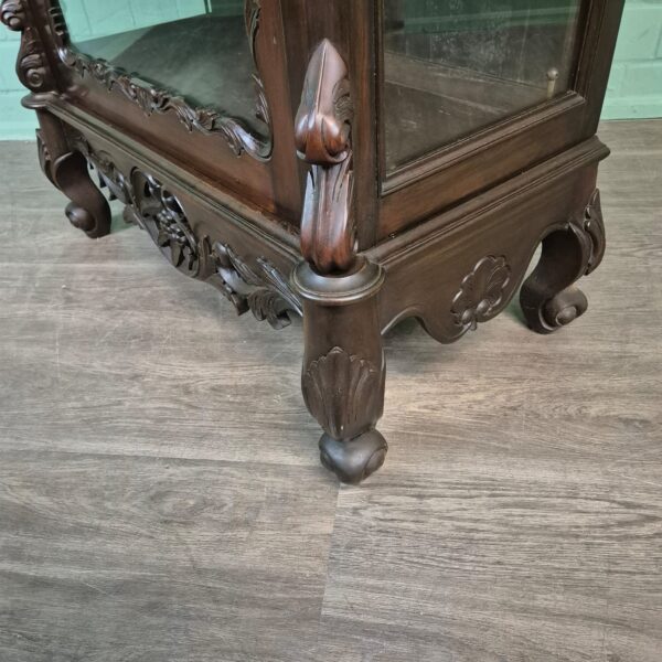 Servieskast Vitrine Biedermeier 1860 Noten - Image 11