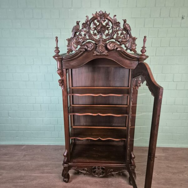 Servieskast Vitrine Biedermeier 1860 Noten - Image 14