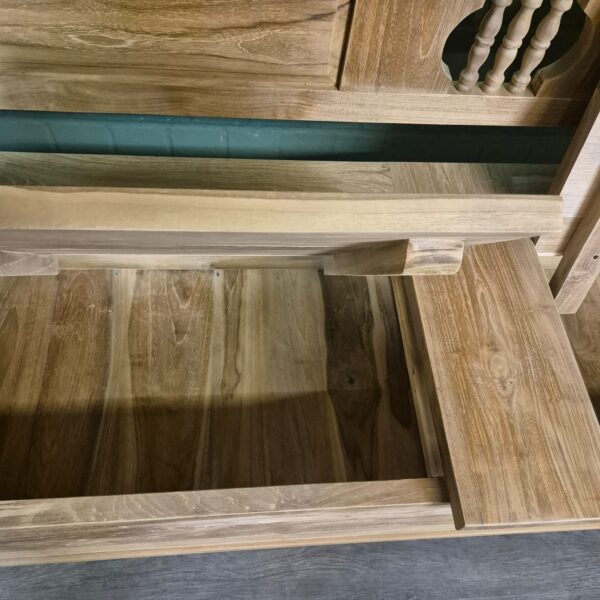 Bench Garden Bench 2,00 m Teak - Image 10