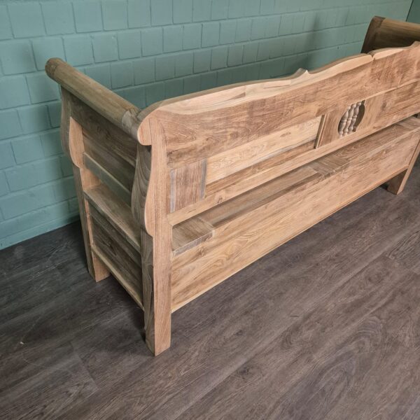 Bench Garden Bench 2,00 m Teak - Image 13