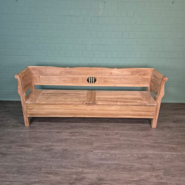 Bench Garden Bench 2,40 m Teak - Image 2