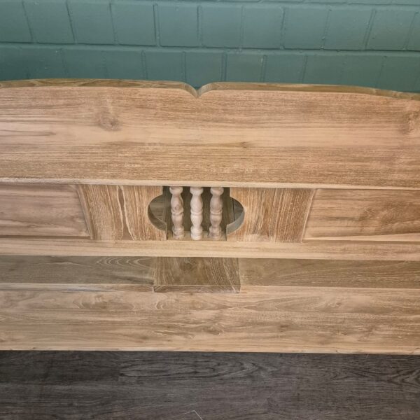 Bench Garden Bench 2,40 m Teak - Image 14