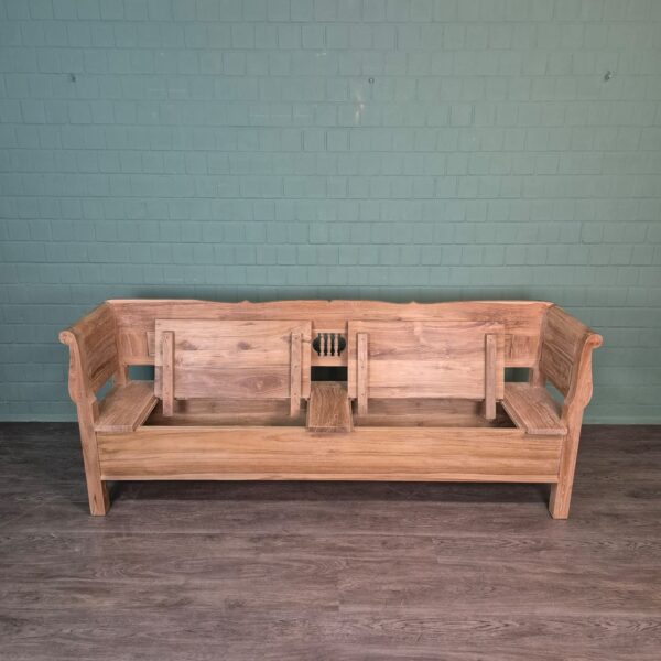 Bench Garden Bench 2,40 m Teak - Image 9