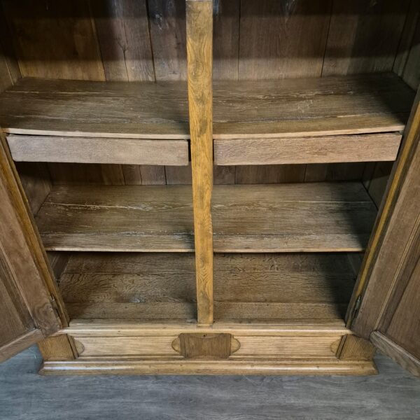 Wardrobe Biedermeier 1800 Oak - Image 15