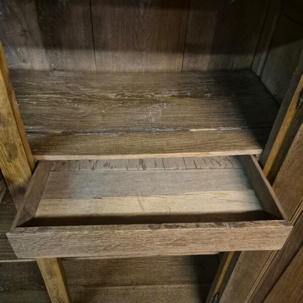 Wardrobe Biedermeier 1800 Oak - Image 16