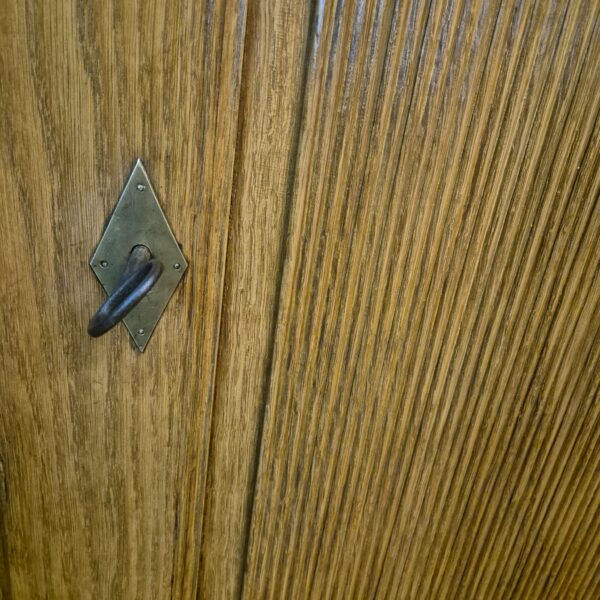 Wardrobe Biedermeier 1800 Oak - Image 12