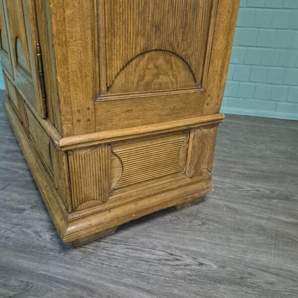 Wardrobe Biedermeier 1800 Oak - Image 9