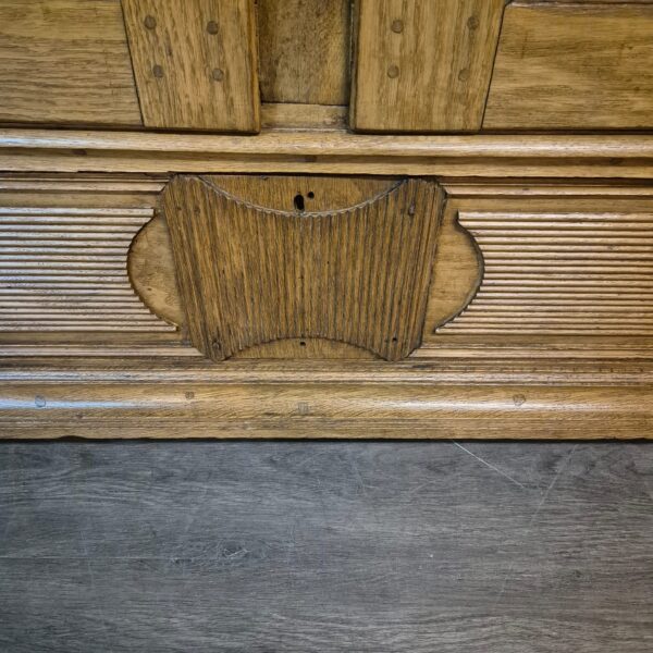 Wardrobe Biedermeier 1800 Oak - Image 7