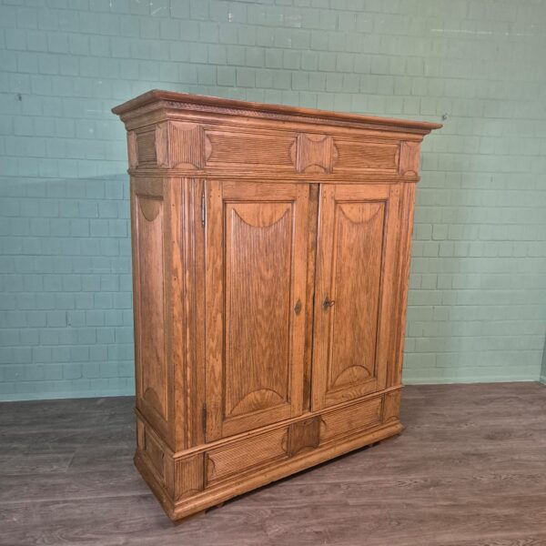 Wardrobe Biedermeier 1800 Oak - Image 3