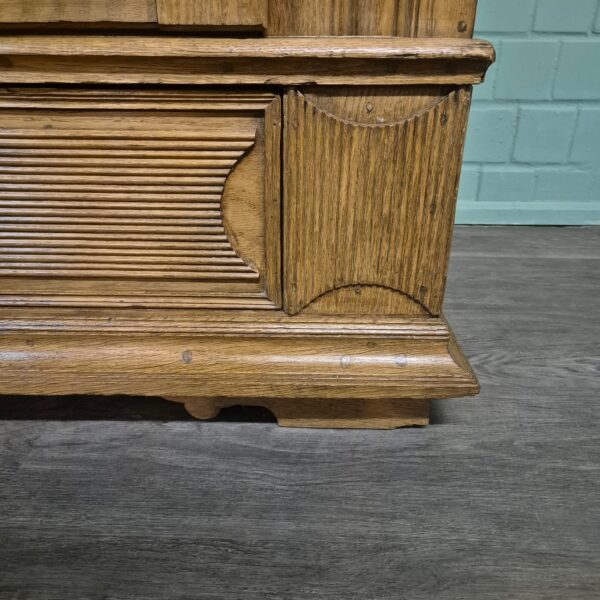 Wardrobe Biedermeier 1800 Oak - Image 8
