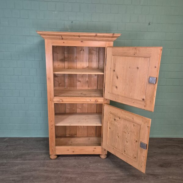 Wardrobe Historicism 1860 Pine - Image 10
