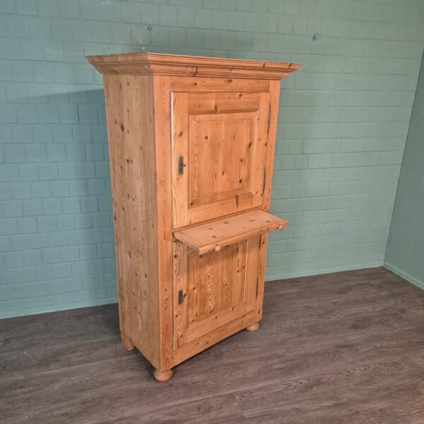 Wardrobe Historicism 1860 Pine - Image 3